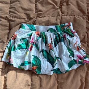 Tropical Floral Skirt